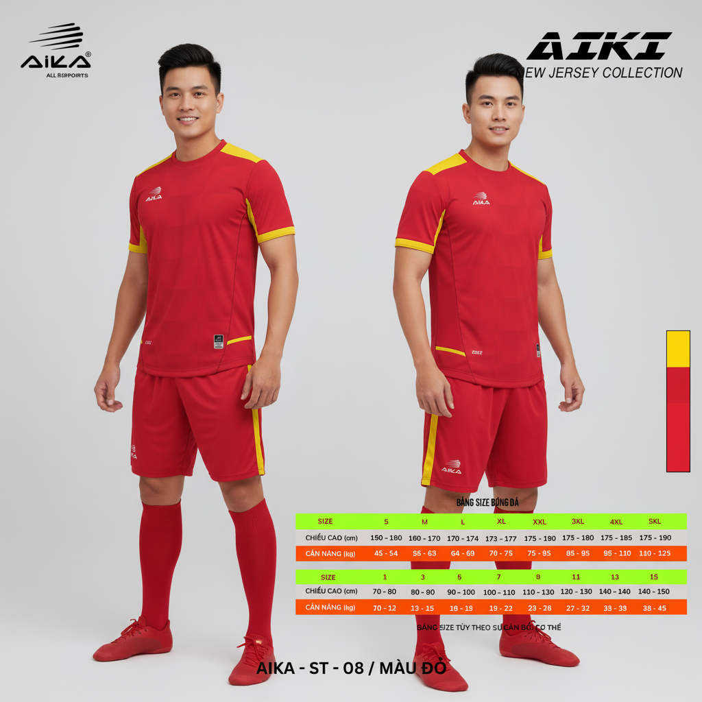 Quần Áo Bóng Đá Aika Siêu Tốc 12 - AIKI