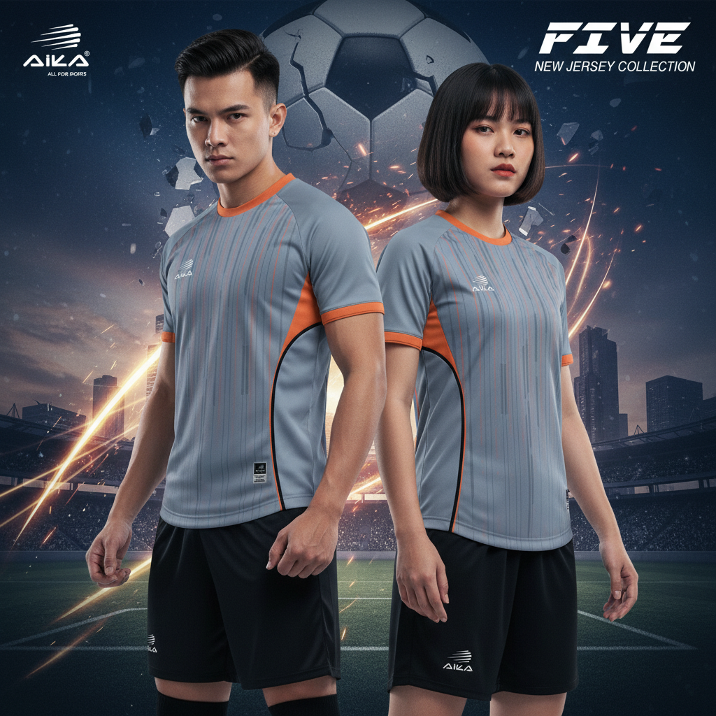 Quần Áo Bóng Đá Aika Siêu Tốc 05 - FIVE