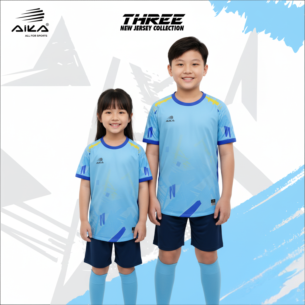 Quần Áo Bóng Đá Aika Siêu Tốc 17 - THREE