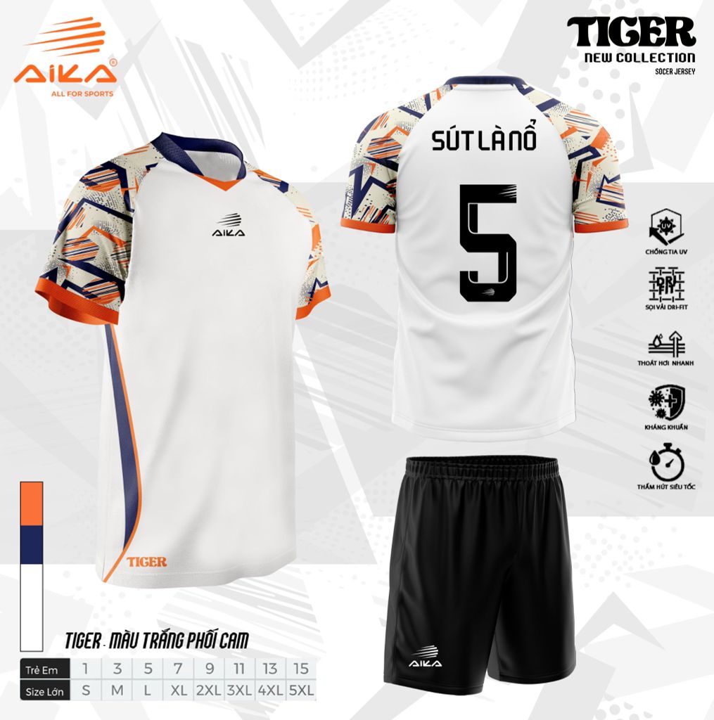 Quần Áo Bóng Đá Aika Siêu Tốc 23 - TIGER