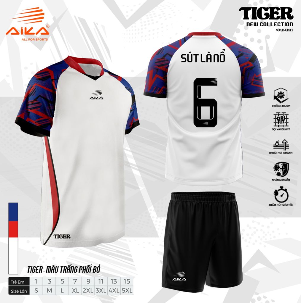 Quần Áo Bóng Đá Aika Siêu Tốc 23 - TIGER