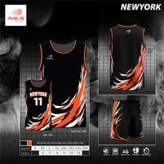 Bộ Áo Bóng Rổ Aika ST NEWOYRK