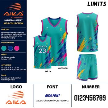 Bộ Áo Bóng Rổ Aika ST LIMITS
