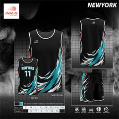 Bộ Áo Bóng Rổ Aika ST NEWOYRK