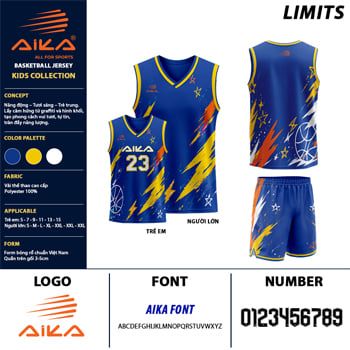 Bộ Áo Bóng Rổ Aika ST LIMITS