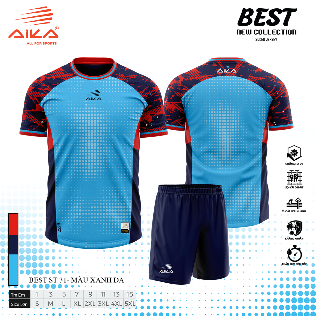 Quần Áo Bóng Đá Aika Siêu Tốc 31  - BEST