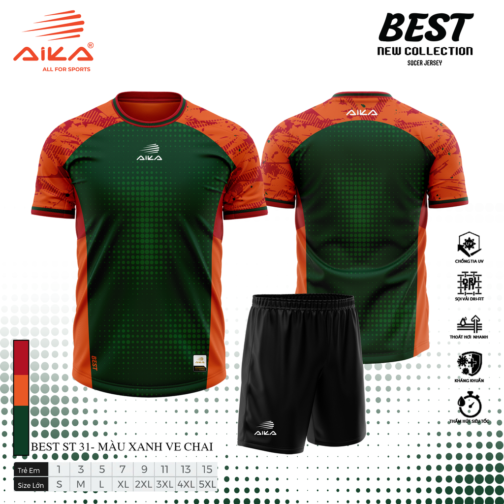 Quần Áo Bóng Đá Aika Siêu Tốc 31  - BEST