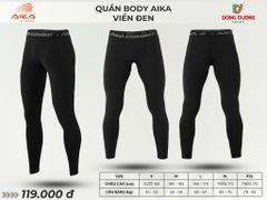 Quần Body Aika Pro Combat Viền Đen