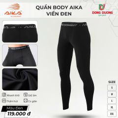 Quần Body Aika Pro Combat Viền Đen