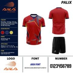 Bộ Áo Bóng Đá AIKA ST PALIX