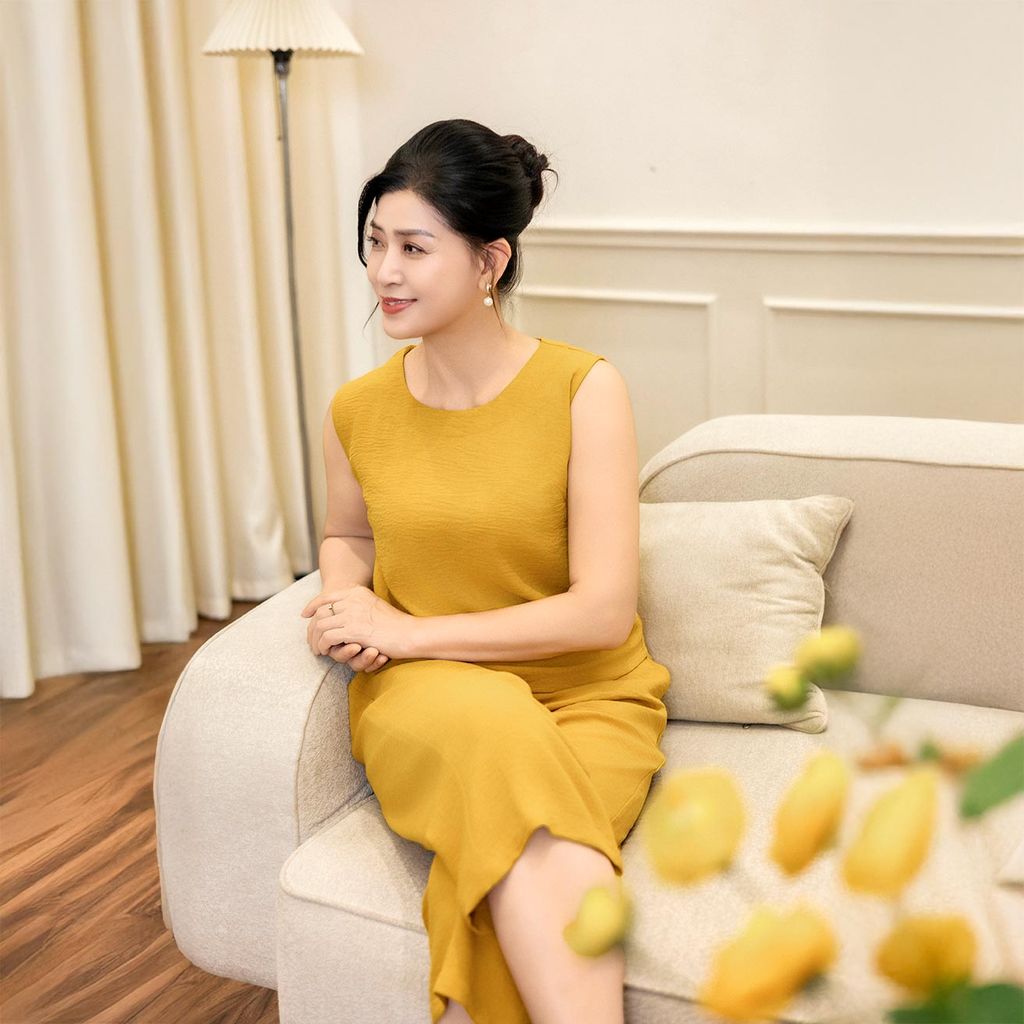 Bộ Đồ Mùa Hè Nữ Áo Sát Nách Quần Lửng Đũi Nhăn Lamode LST030AS0