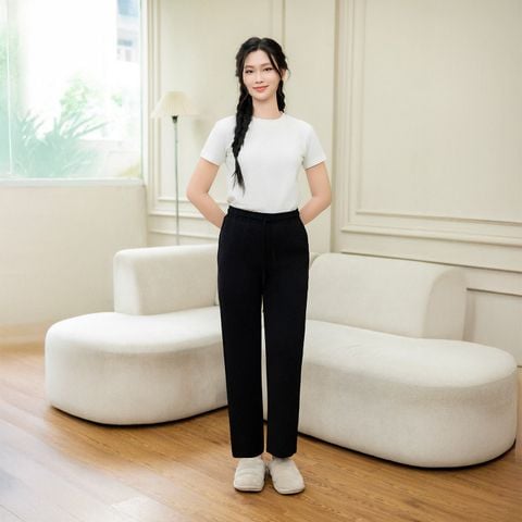 Quần Rời Nữ Đũi Nhăn Lamode LPA002AS0