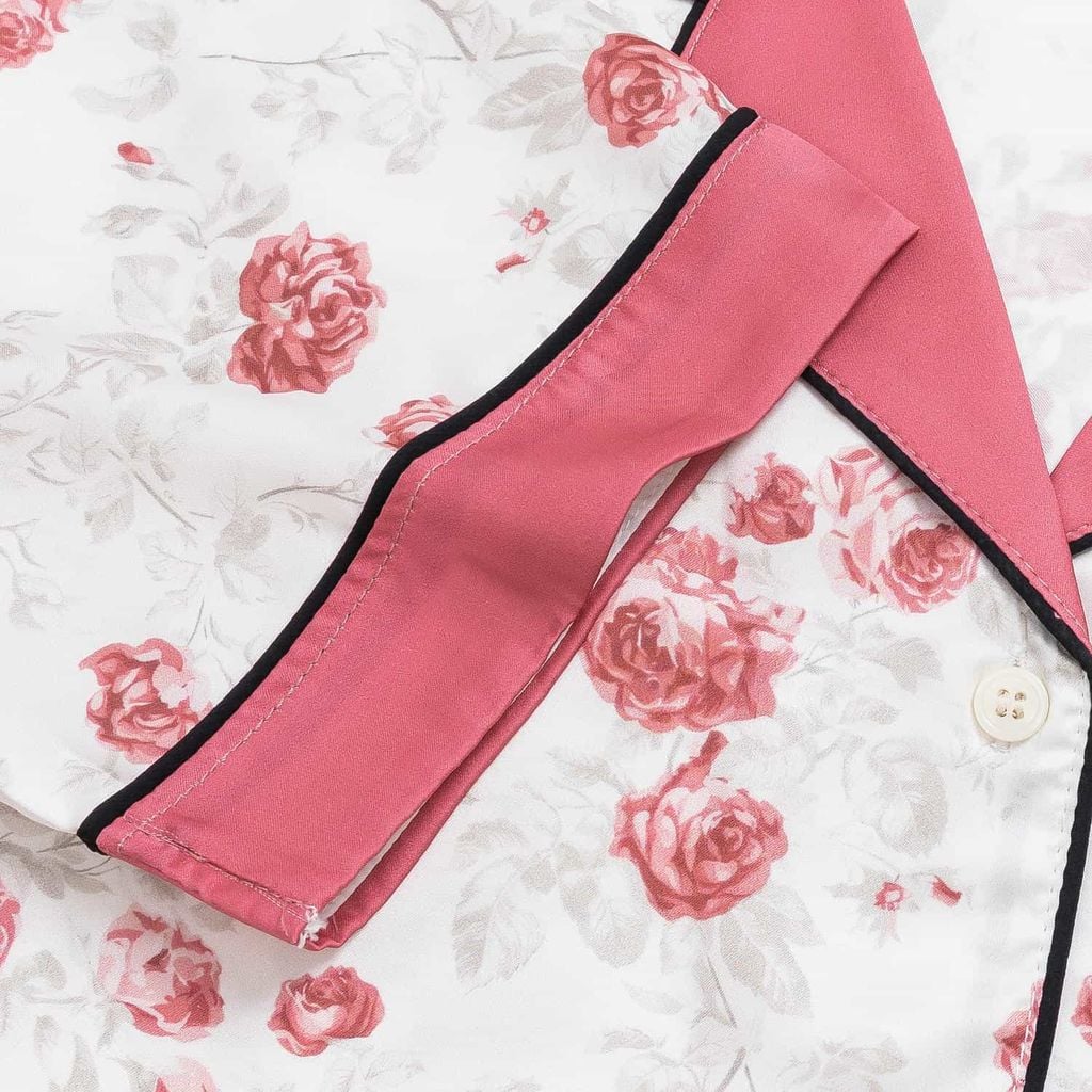 Bộ đồ Pijama nữ lụa latin tay ngắn quần đùi Lamode LST003EDP01