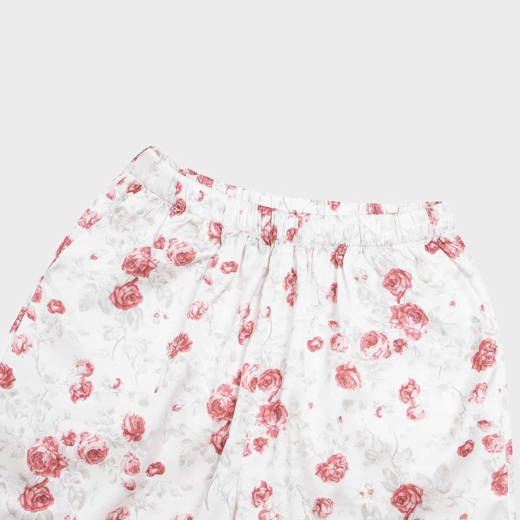 Bộ đồ Pijama nữ lụa latin tay ngắn quần đùi Lamode LST003EDP01