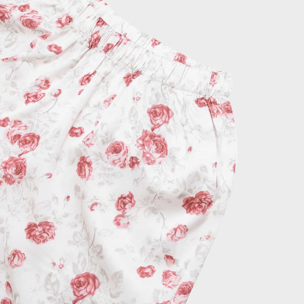 Bộ đồ Pijama nữ lụa latin tay ngắn quần đùi Lamode LST003EDP01