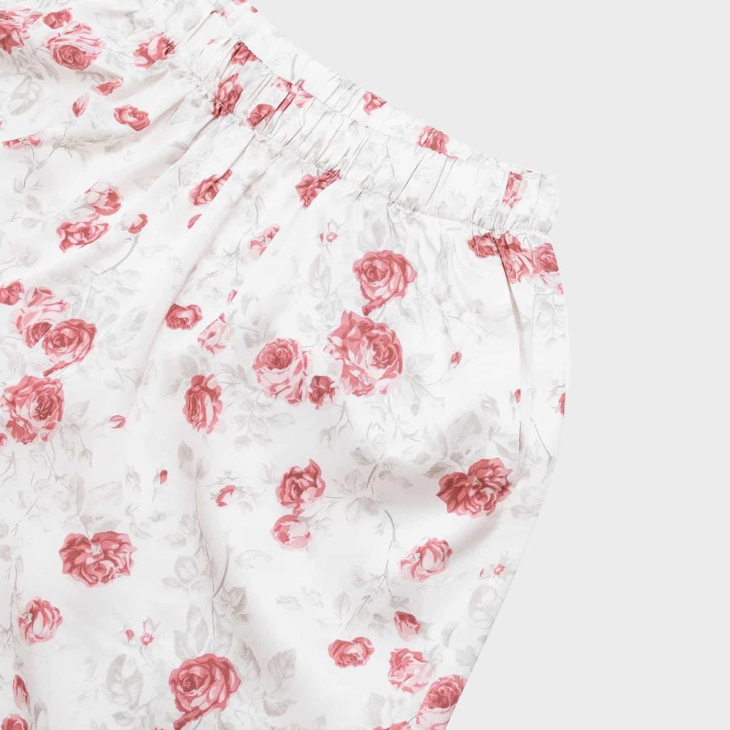 Bộ đồ Pijama nữ lụa latin tay ngắn quần đùi Lamode LST003EDP01