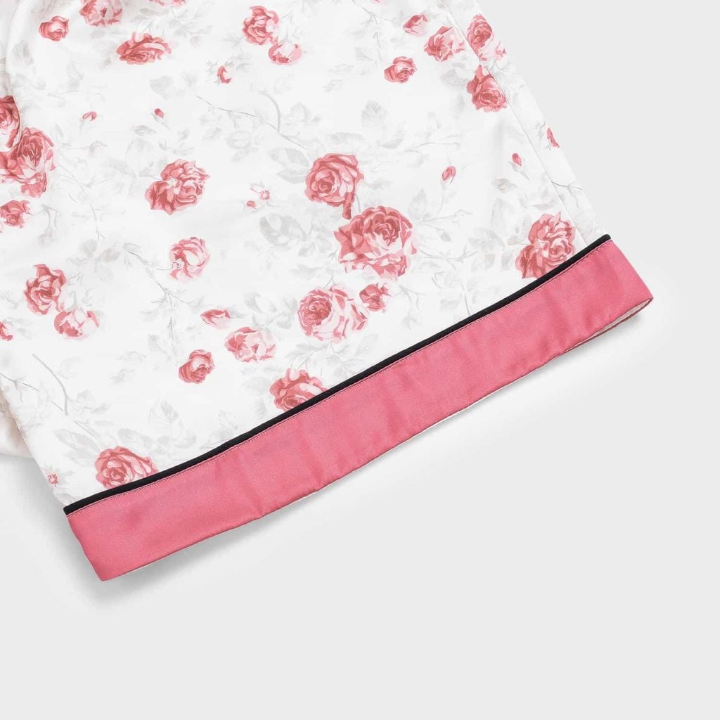 Bộ đồ Pijama nữ lụa latin tay ngắn quần đùi Lamode LST003EDP01