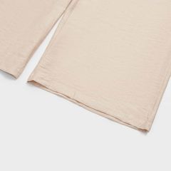 Bộ đồ nữ áo sát nách cổ sen quần suông dài đũi tơ Lamode LST038AS0