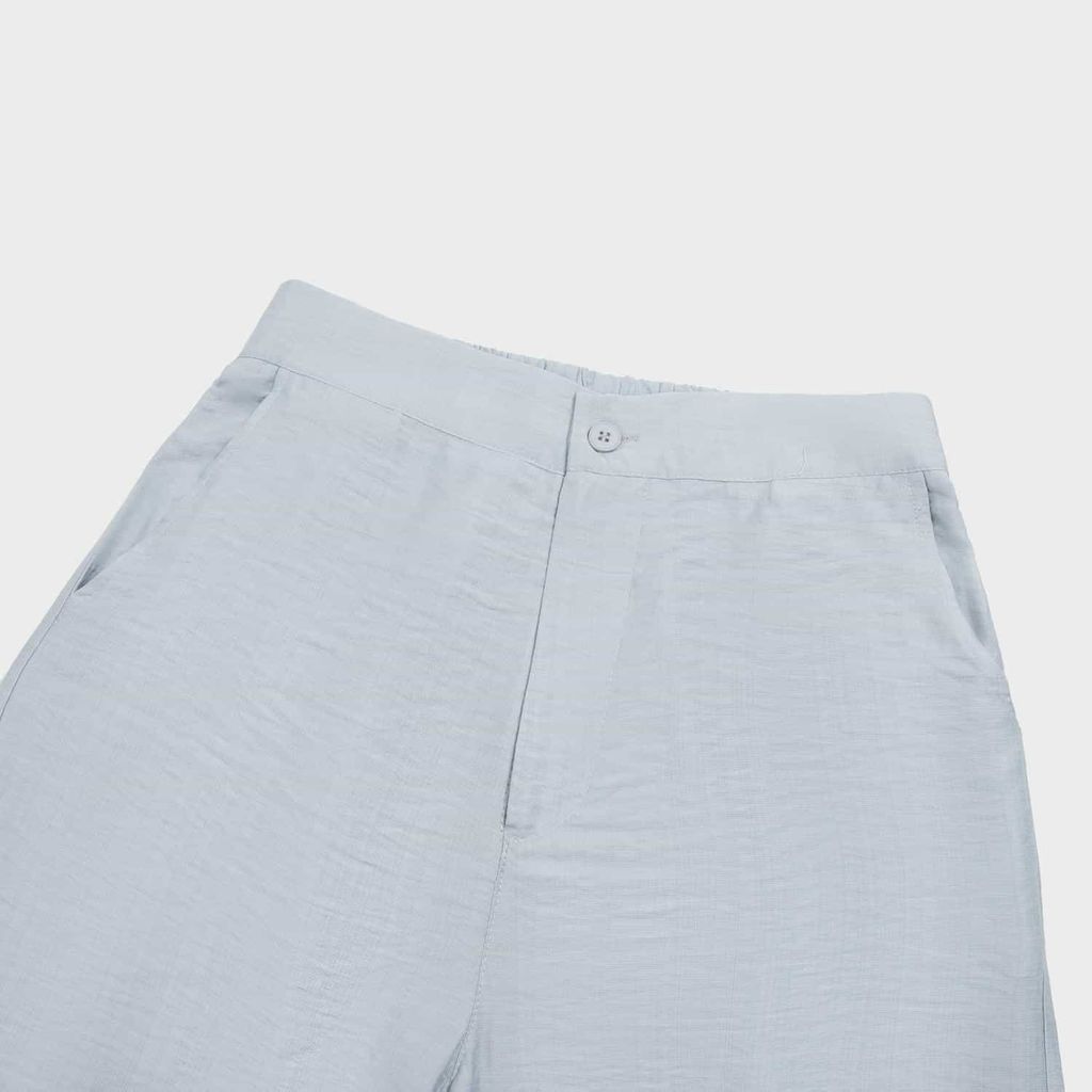 Bộ đồ nữ áo sát nách cổ sen quần suông dài đũi tơ Lamode LST038AS0