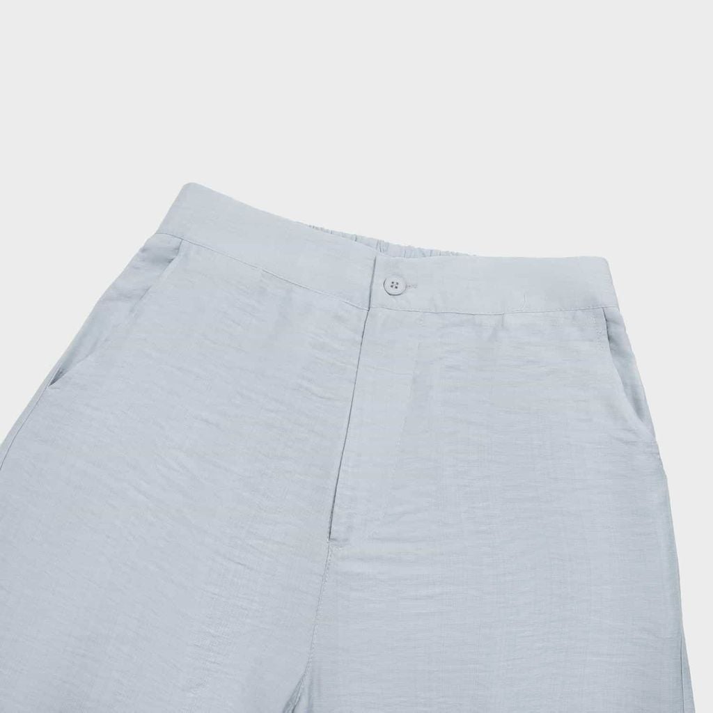 Bộ đồ nữ áo sát nách cổ sen quần suông dài đũi tơ Lamode LST038AS0