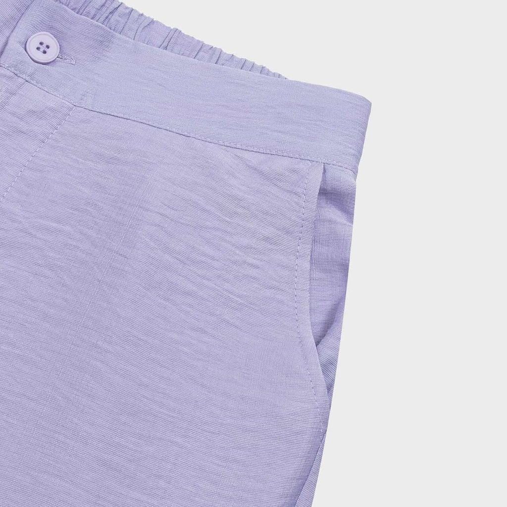 Bộ đồ nữ áo sát nách cổ sen quần suông dài đũi tơ Lamode LST038AS0