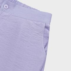 Bộ đồ nữ áo sát nách cổ sen quần suông dài đũi tơ Lamode LST038AS0
