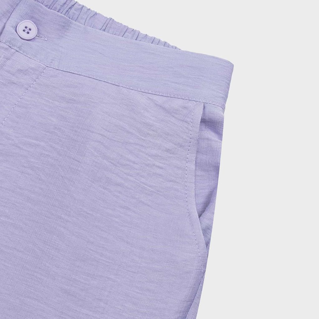 Bộ đồ nữ áo sát nách cổ sen quần suông dài đũi tơ Lamode LST038AS0