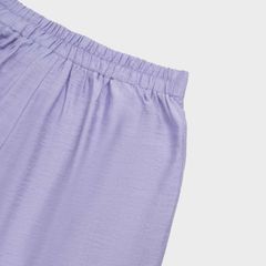 Bộ đồ nữ áo sát nách cổ sen quần suông dài đũi tơ Lamode LST038AS0