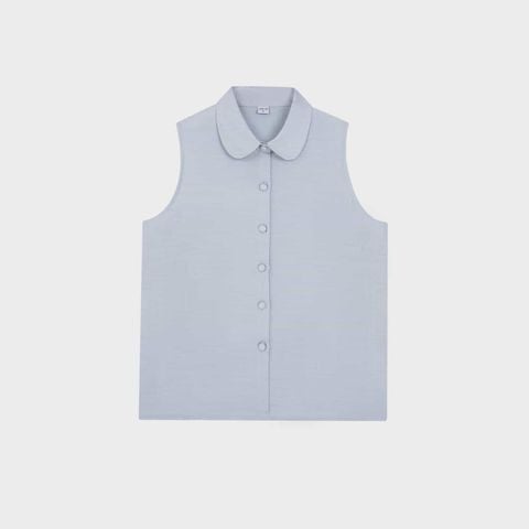 Bộ đồ nữ áo sát nách cổ sen quần suông dài đũi tơ Lamode LST038AS0