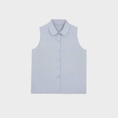 Bộ đồ nữ áo sát nách cổ sen quần suông dài đũi tơ Lamode LST038AS0