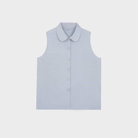 Bộ đồ nữ áo sát nách cổ sen quần suông dài đũi tơ Lamode LST038AS0