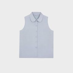 Bộ đồ nữ áo sát nách cổ sen quần suông dài đũi tơ Lamode LST038AS0