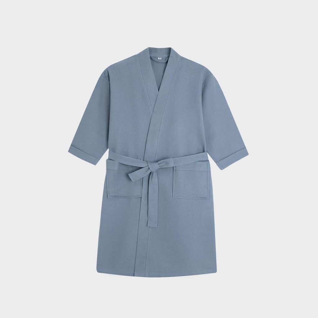 Áo Choàng Tắm Dệt Tổ Ong Cao Cấp 100% Cotton Lamode LRB001A0H0