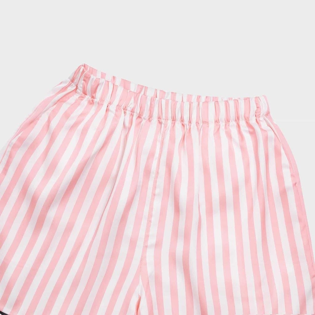 Bộ đồ Pijama nữ lụa latin tay ngắn quần đùi Lamode LST001EDP01
