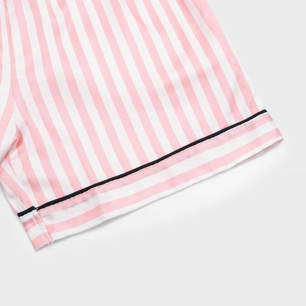 Bộ đồ Pijama nữ lụa latin tay ngắn quần đùi Lamode LST001EDP01