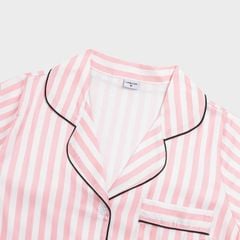 Bộ đồ Pijama dài tay nữ Lamode họa tiết kẻ LLH002EDP01