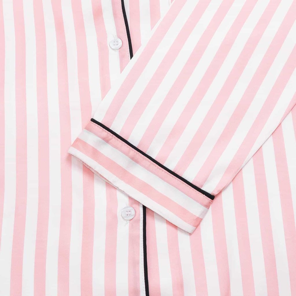Bộ đồ Pijama dài tay nữ Lamode họa tiết kẻ LLH002EDP01