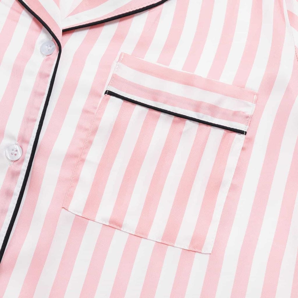 Bộ đồ Pijama nữ lụa latin tay ngắn quần đùi Lamode LST001EDP01