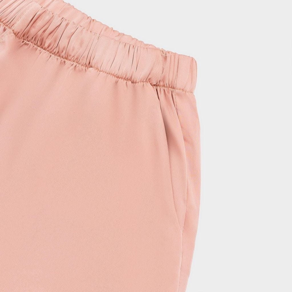Bộ Đồ Nữ Lamode Pijama ngắn tay lụa satin mềm mát LST051MAH0