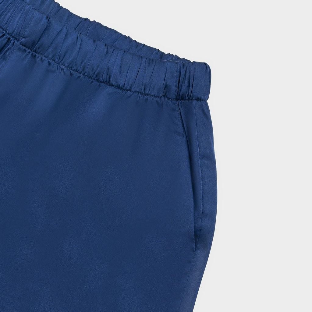 Bộ Đồ Nữ Lamode Pijama ngắn tay lụa satin mềm mát LST051MAH0