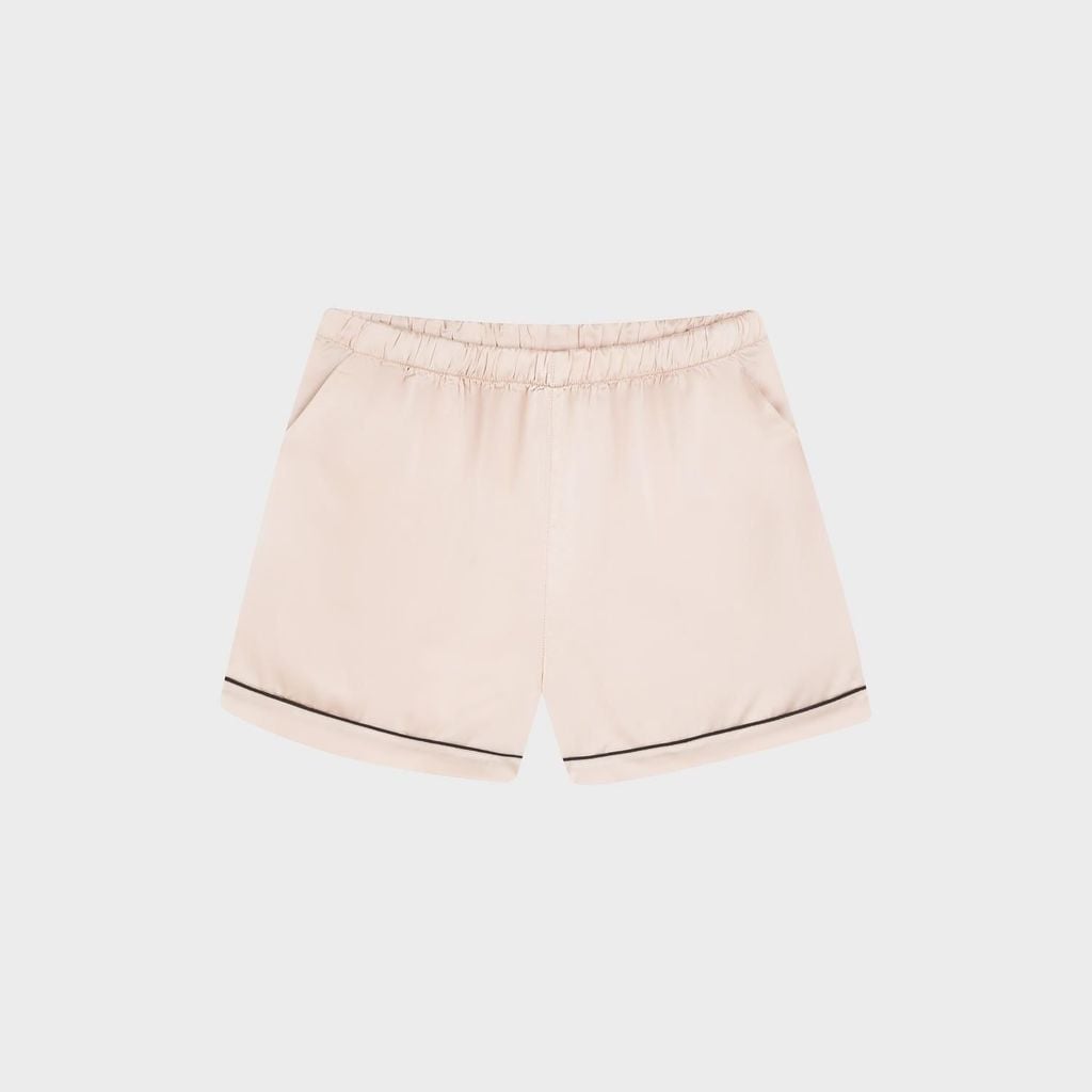 Bộ Đồ Nữ Lamode Pijama ngắn tay lụa satin mềm mát LST051MAH0