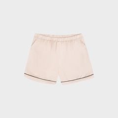 Bộ Đồ Nữ Lamode Pijama ngắn tay lụa satin mềm mát LST051MAH0