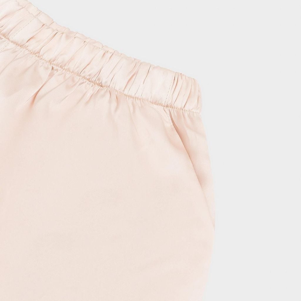 Bộ Đồ Nữ Lamode Pijama ngắn tay lụa satin mềm mát LST051MAH0