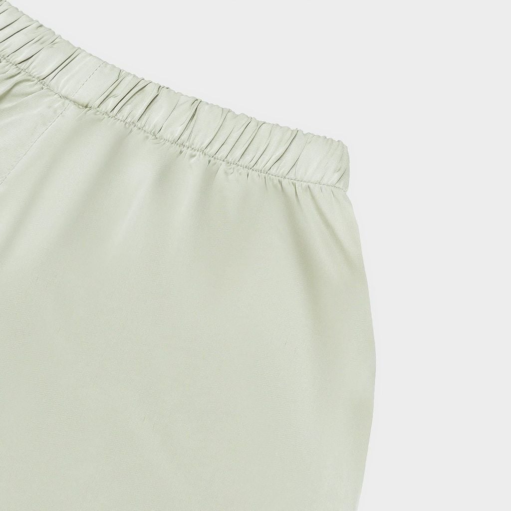 Bộ Đồ Nữ Lamode Pijama ngắn tay lụa satin mềm mát LST051MAH0