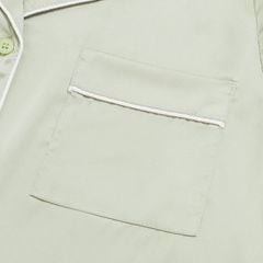 Bộ Đồ Nữ Lamode Pijama ngắn tay lụa satin mềm mát LST051MAH0