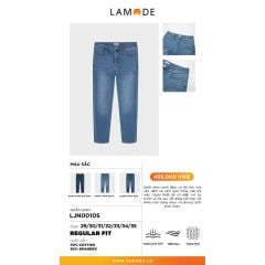 Quần Jeans Nam Lamode Regular Fit LJN0010S