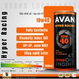  NHỚT AVANA HYPER RACING 10W40 1000ML 