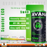  NHỚT AVANA SCOOTER ECO 10W40 800ML 