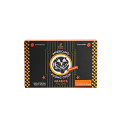 CÀ PHÊ HÒA TAN ĐEN HƯƠNG CHỒN ARABICA AMERICANO (50g) [25 GÓI × 2.5G]
