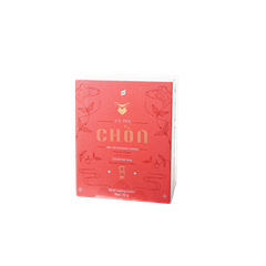 HỘP QUÀ HẠT RANG CHỒN SẮC ĐỎ PHƯỢNG HOÀNG (70g) - SƠN MÀI